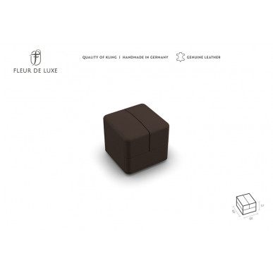 Ringetui aus Echtleder mit Ringbäckchen klein Serie Versailles