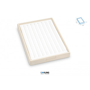 Ringlade RL9W/33 mit 9 Wulsten - 8 Ringreihen für Ringe Serie Rebra Extralight