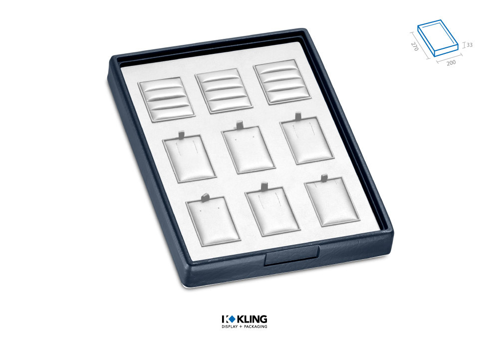 Set-Lade RLD33V mit 3 Triset-Ringbäckchen und 6 Fächern Serie Rebra Extralight