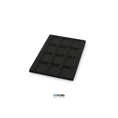 Tiefgezogener Einsatz 3001V mit 12 vertieften Fächern