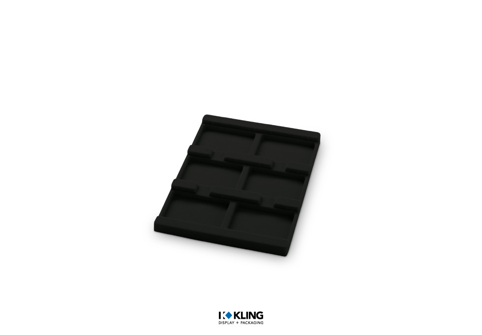 Tiefgezogener Einsatz 3001XV mit 6 vertieften Fächern