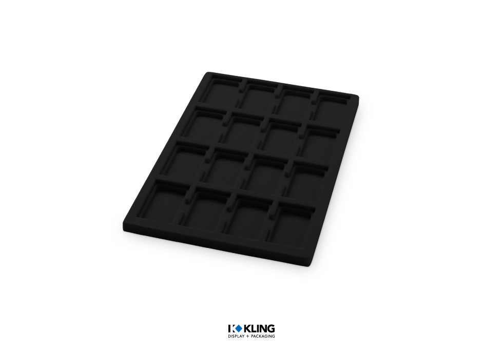 Tiefgezogener Einsatz 3002V mit 16 vertieften Fächern