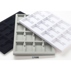 Tiefgezogener Einsatz 3002V mit 16 vertieften Fächern