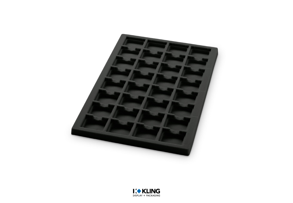 Tiefgezogener Einsatz 3004V mit 32 vertieften Fächern