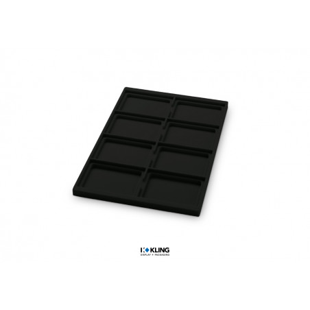 Tiefgezogener Einsatz 3011V mit 8 vertieften Fächern