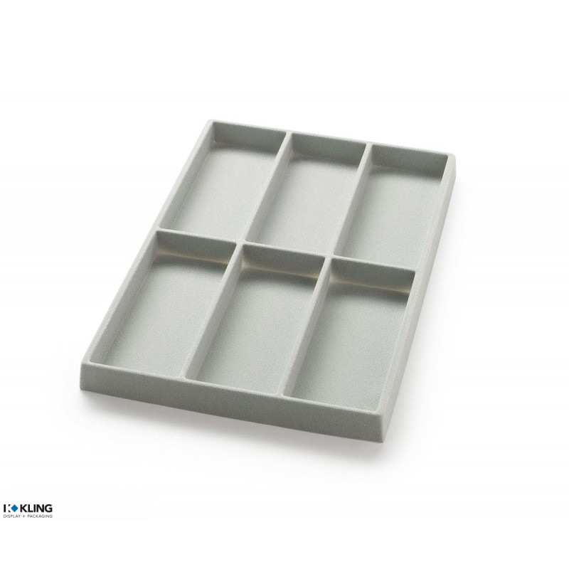 Tiefgezogener Einsatz 3019 mit 6 Fächern für Brillen