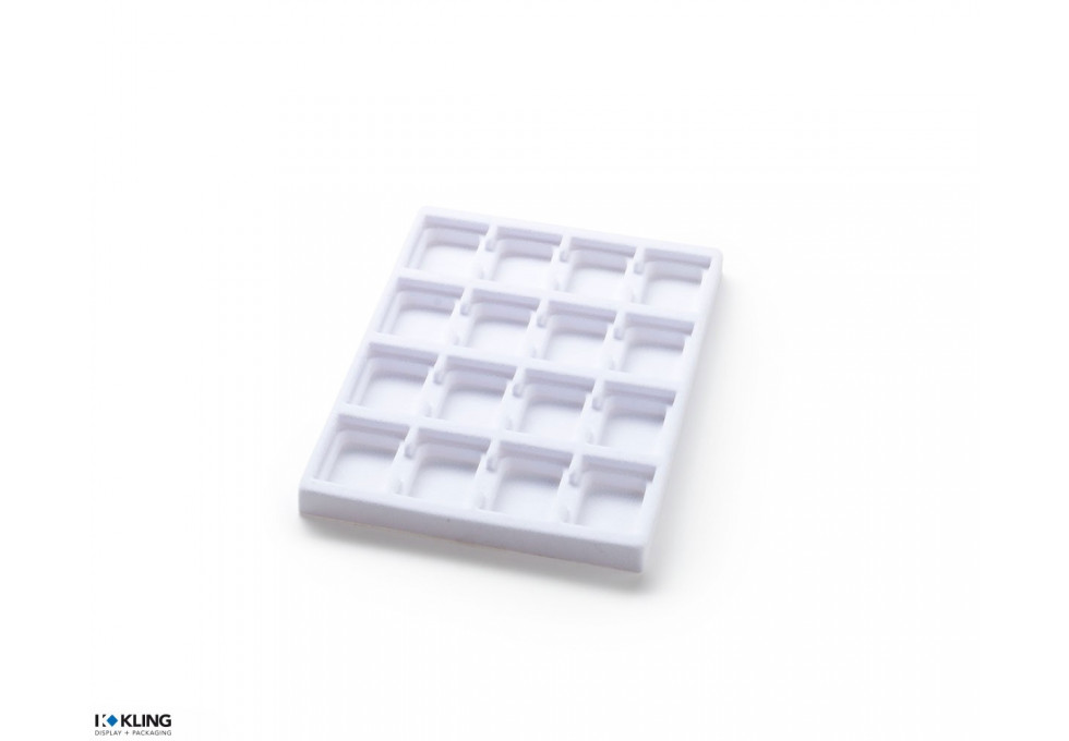 Tiefgezogener Einsatz 3061XV mit 16 vertieften Fächern