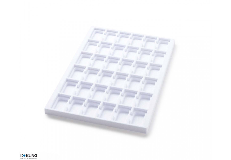 Tiefgezogener Einsatz 3083V mit 36 vertieften Fächern