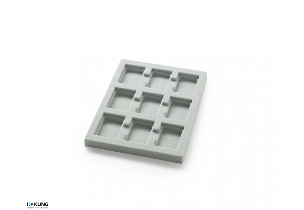 Tiefgezogener Einsatz 3149XV mit 9 vertieften Fächern