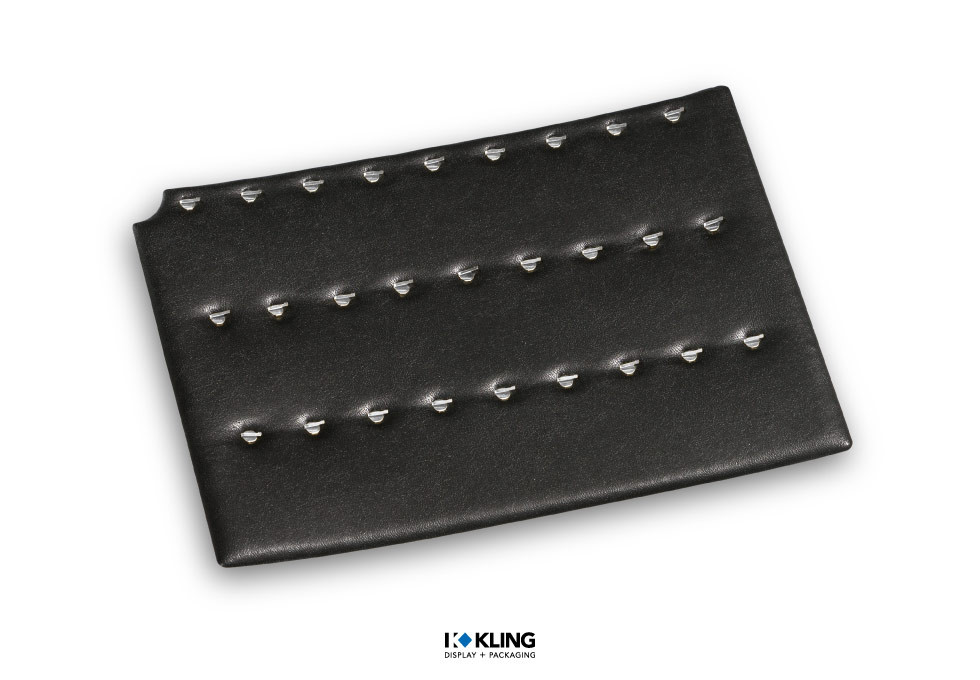 Polster RS1/27 mit 27 silberfarbenen Haken für die Fachlade RL1F