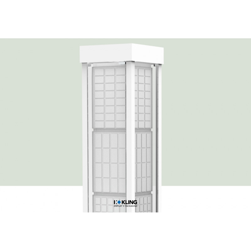 Vitrine 24079B LED beleuchtet, lackierte Profile