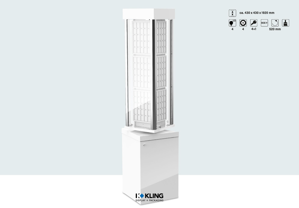 Vitrine 24949B LED beleuchtet
