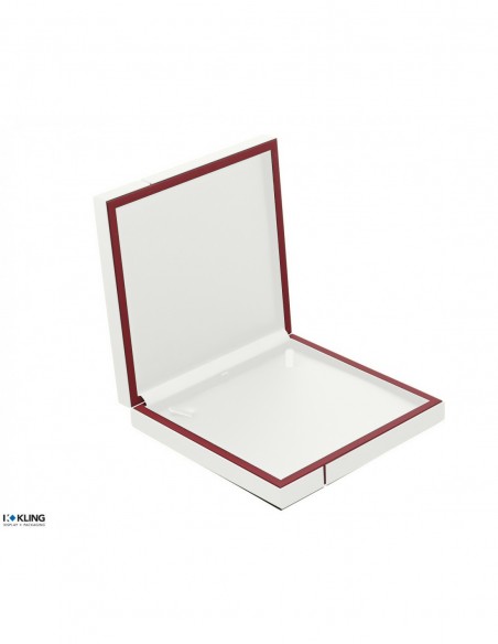 Necklace box MD/V24C, white/red