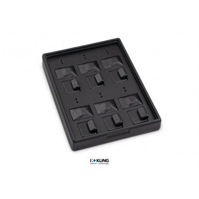 Set-Lade RLD22A mit 6 Ringschlitze und 12 Fächern Serie Rebra Extralight