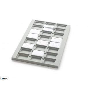 Vacuum-formed insert 3014V with 24 recessed compartments