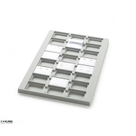 Vacuum-formed insert 3014V with 24 recessed compartments