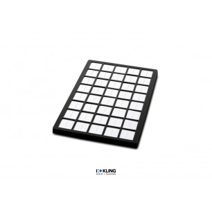 Insertos termoformados 3082Q para 40 anillos con carrilleras laminadas