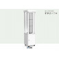 Vitrine 21150B15 LED beleuchtet, lackierte Profile Vitrine 21150B15 LED beleuchtet, lackierte Profile