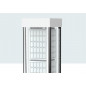 Vitrines 23817B2 LED éclairées, profilés chromés