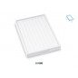 Tray RL9W/33 with 9 bulges - 8 rows of rings for Rebra Extralight series