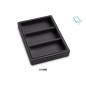 Tray RL30/90 2-piece with 3 compartments Rebra Extralight series