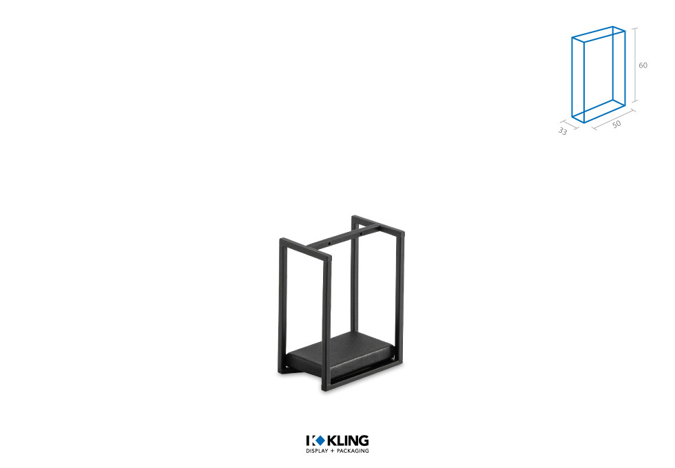 Deko Element für Ohrringe DE50E Serie Cage