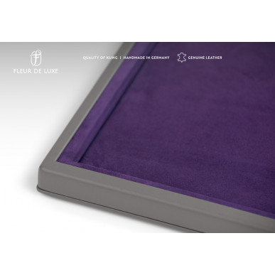 Vorlagetablett aus Echtleder leer Serie Versailles