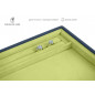 Genuine Leather Presentation Tray with 2 Ring Rolls Versailles Collection Genuine Leather Presentation Tray with 2 Ring Rolls Versailles Collection