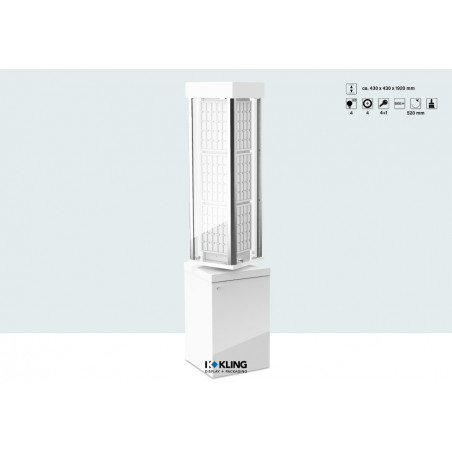 Vitrine 24949B LED beleuchtet