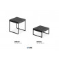 Decorative table - low DE50G Serie Cage