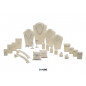 Mayfair Decoratieset 2 Ivoor (20-delig)