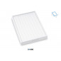 Tray RL9W/33 with 9 bulges - 8 rows of rings for Rebra Extralight series Tray RL9W/33 with 9 bulges - 8 rows of rings for Rebra Extralight series