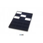 Vacuum-formed insert 3149V with 18 recessed compartments