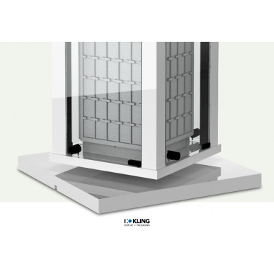 Tischvitrine 24982B LED beleuchtet