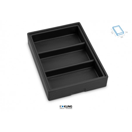 Tray RL30/90 2-piece with 3 compartments Rebra Extralight series
