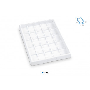 Tray RL25F/27 with 25 compartments, Rebra Extra series