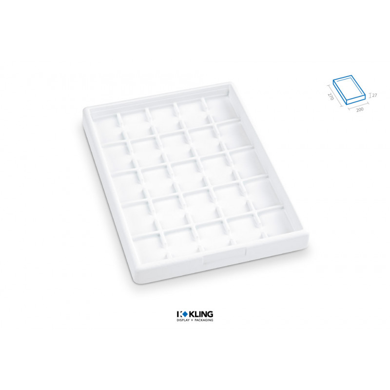 Tray RL25F/27 met 25 vakken, Rebra Extra-serie