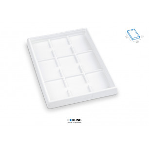 Tray RL9F/27  with 9 compartments, Rebra Extralight series