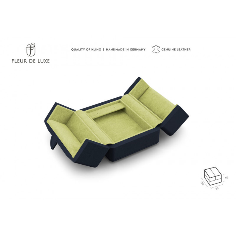 Oor sieraden etui met schuine kaart groot Versailles serie
