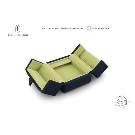 Oor sieraden etui met schuine kaart groot Versailles serie