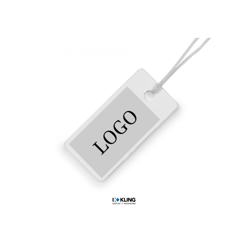 Standard thread label 0/165 white with thread white