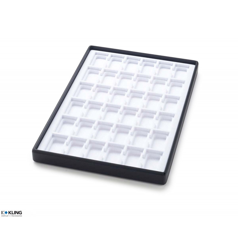 Vacuum-formed insert 3083V with 36 recessed compartments