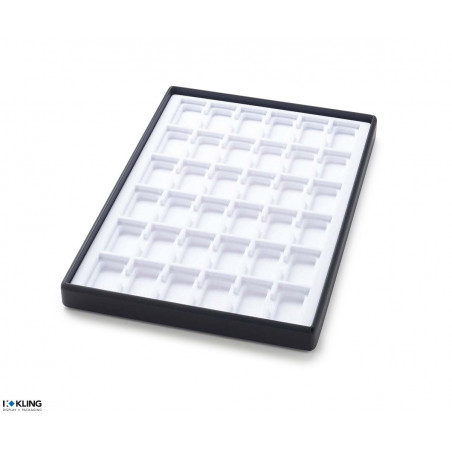 Vacuum-formed insert 3083V with 36 recessed compartments