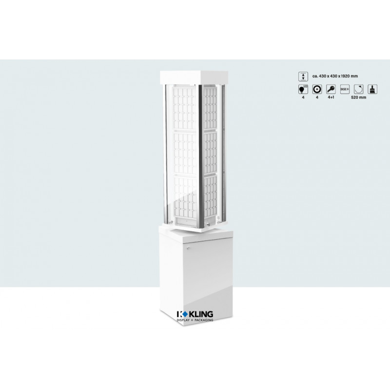 Vitrine 24949B LED beleuchtet