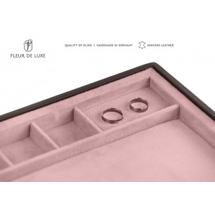 Genuine Leather Presentation Tray with Compartments Versailles Collection