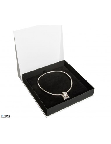 Necklace box MD/V21C, black/white