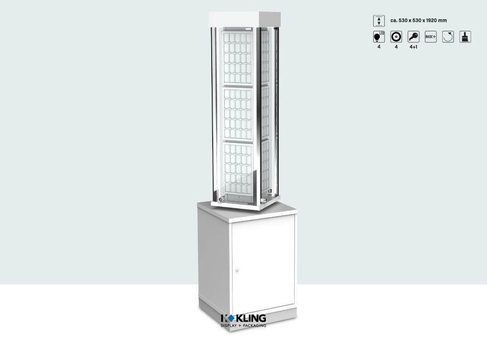 Vitrine 23817B2 LED beleuchtet Vitrine 23817B2 LED beleuchtet