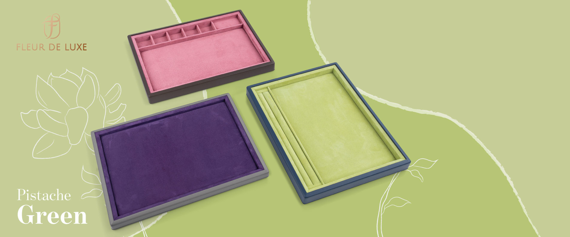 Leather Presentation Trays